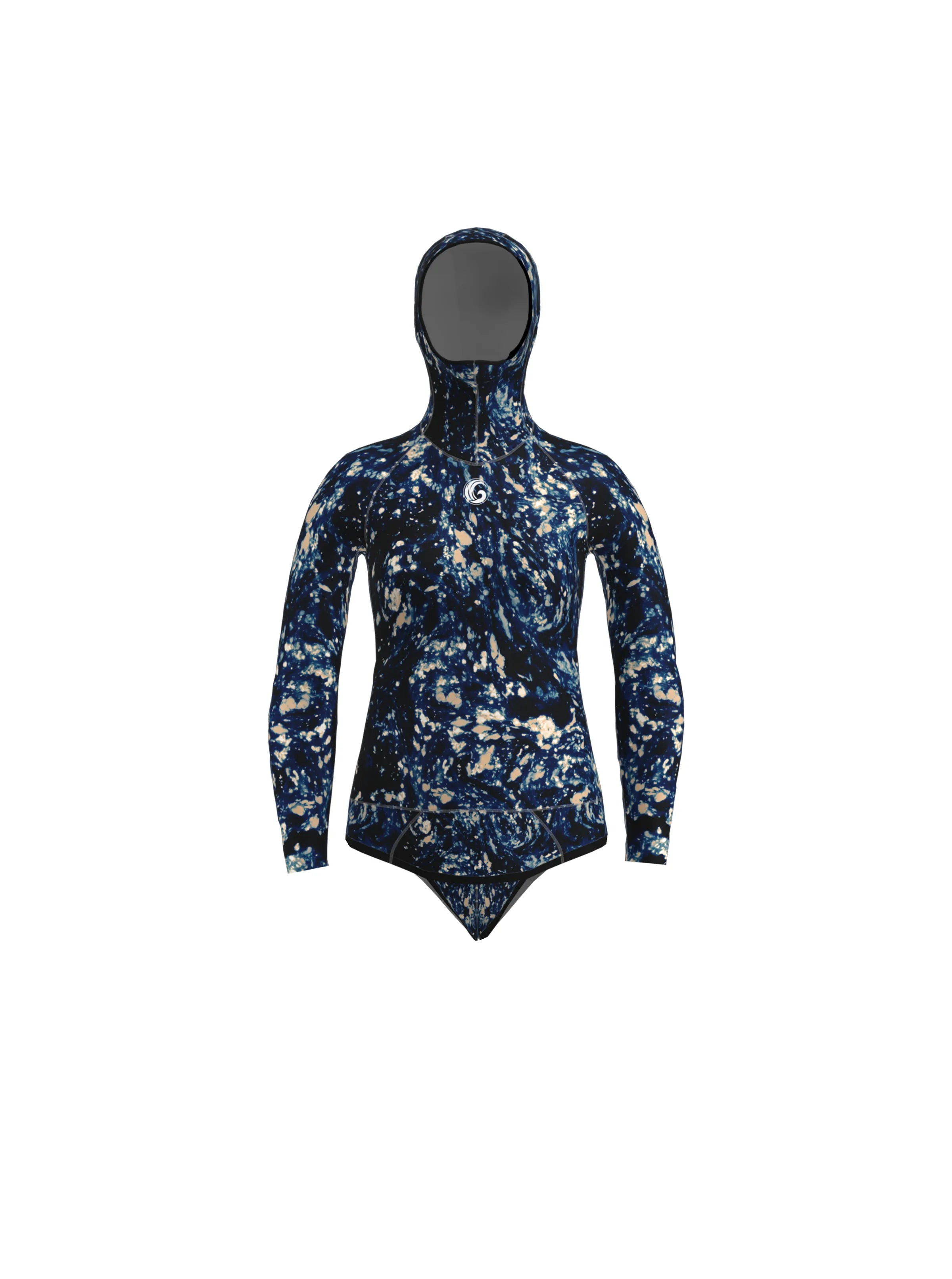 Women’s Freediving Wetsuit Top - Blue Reef