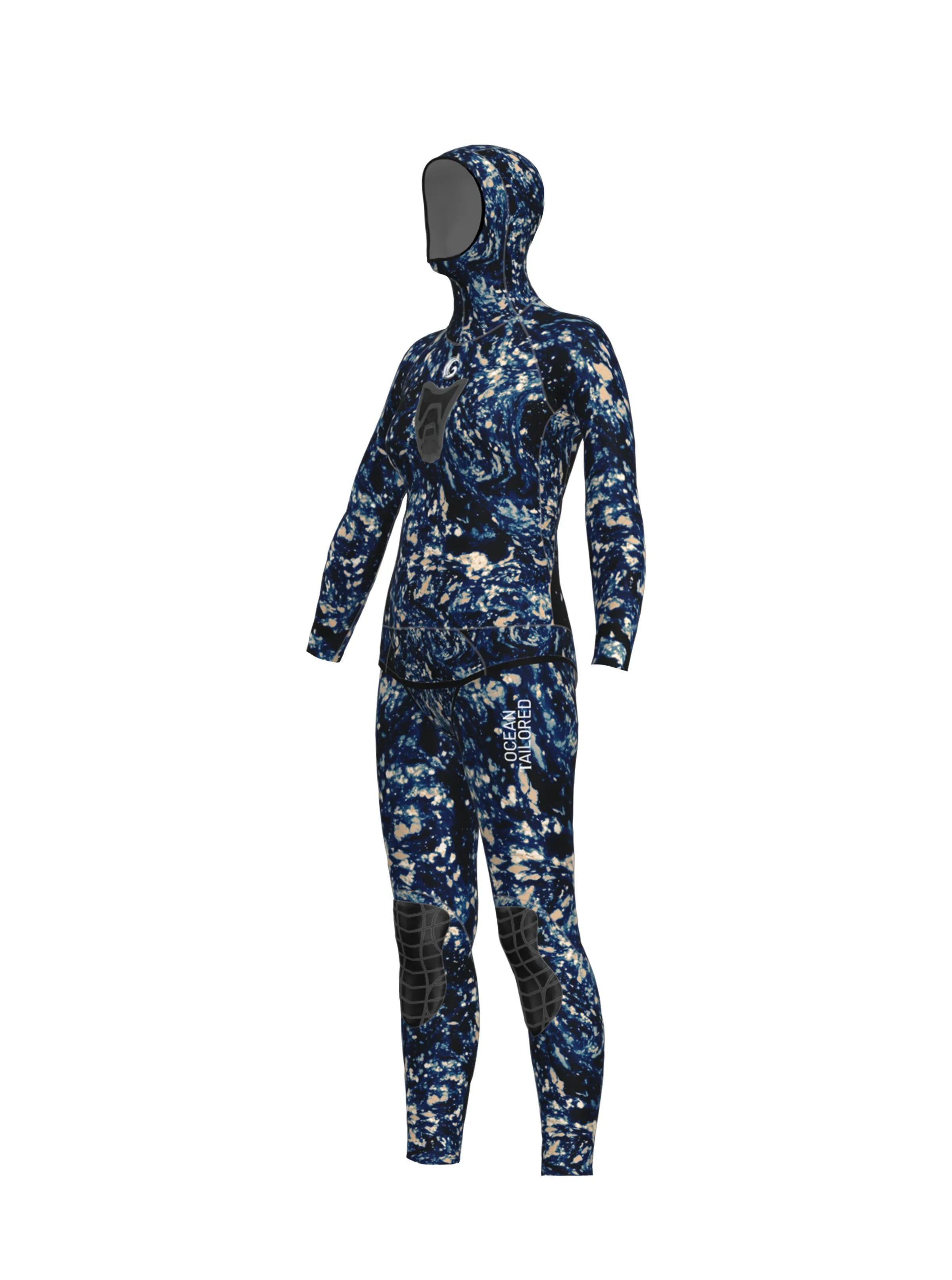 Women's Two Piece Spearfishing Wetsuit with Chest Loading Pad –  Rock Moss
