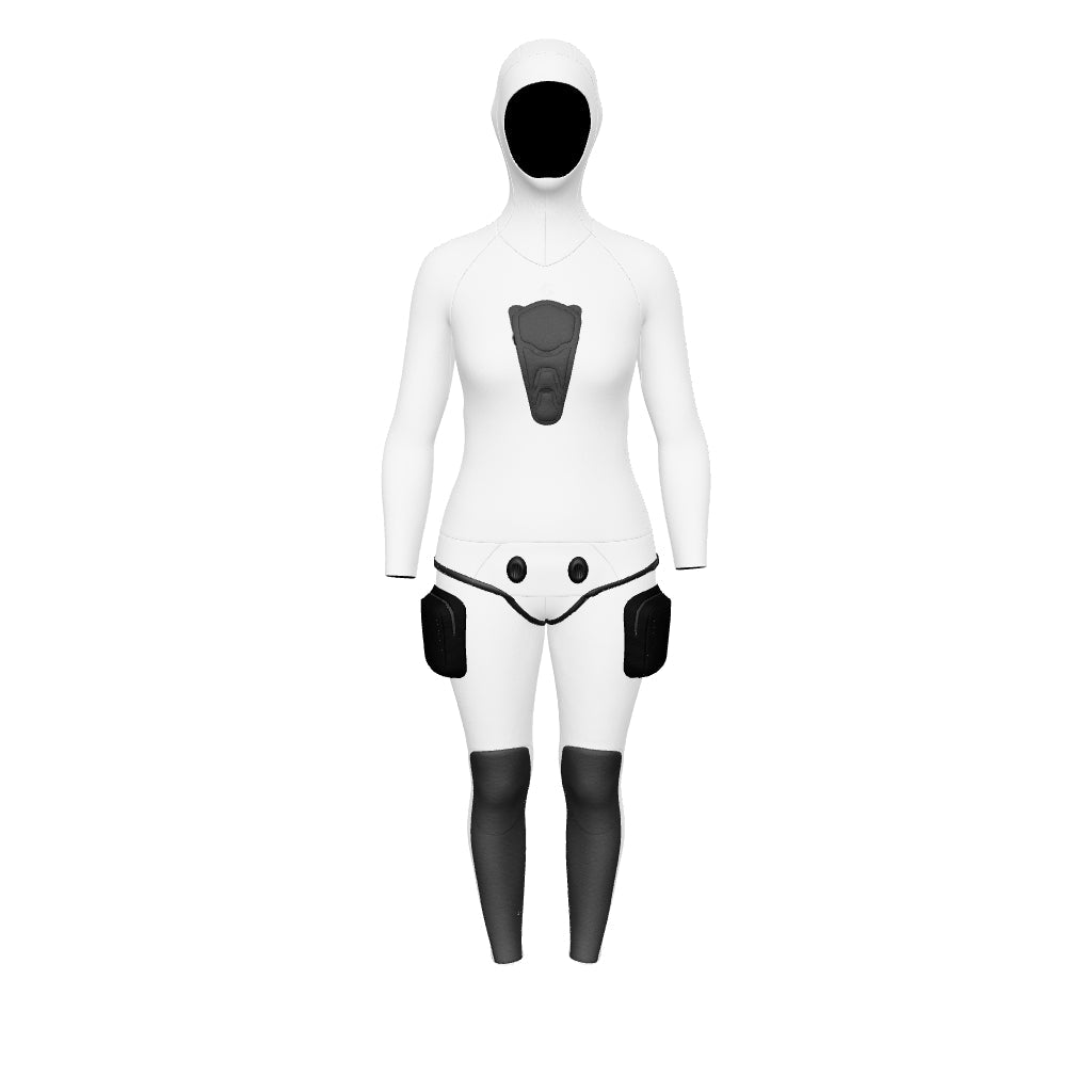 Women's Spearfishing Wetsuit Top - Stealth