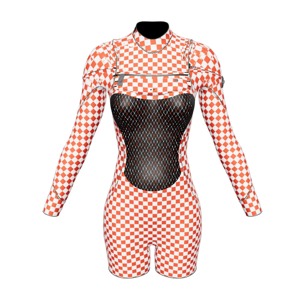 Women’s Long Sleeve Short Leg Surf Wetsuit