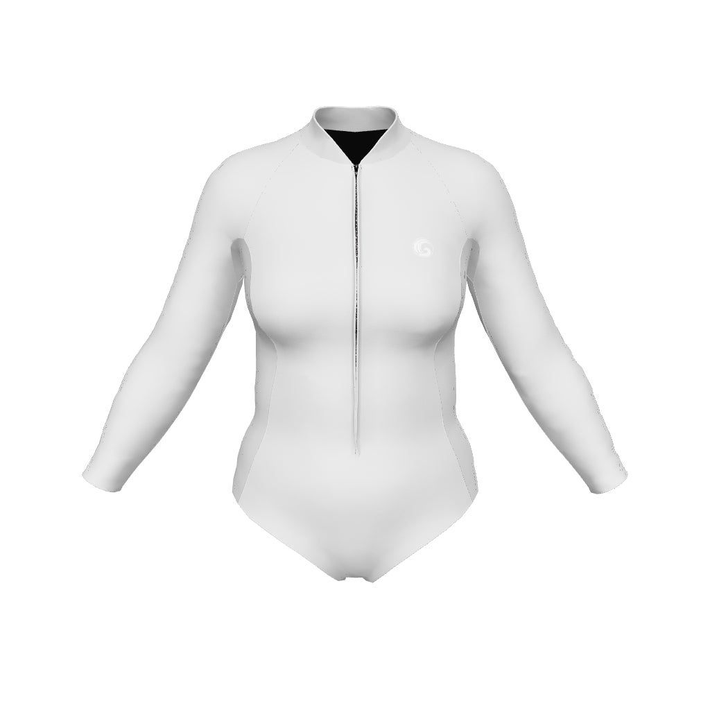 Women’s Long Sleeve Springsuit Surfing Wetsuit – Front Zip
