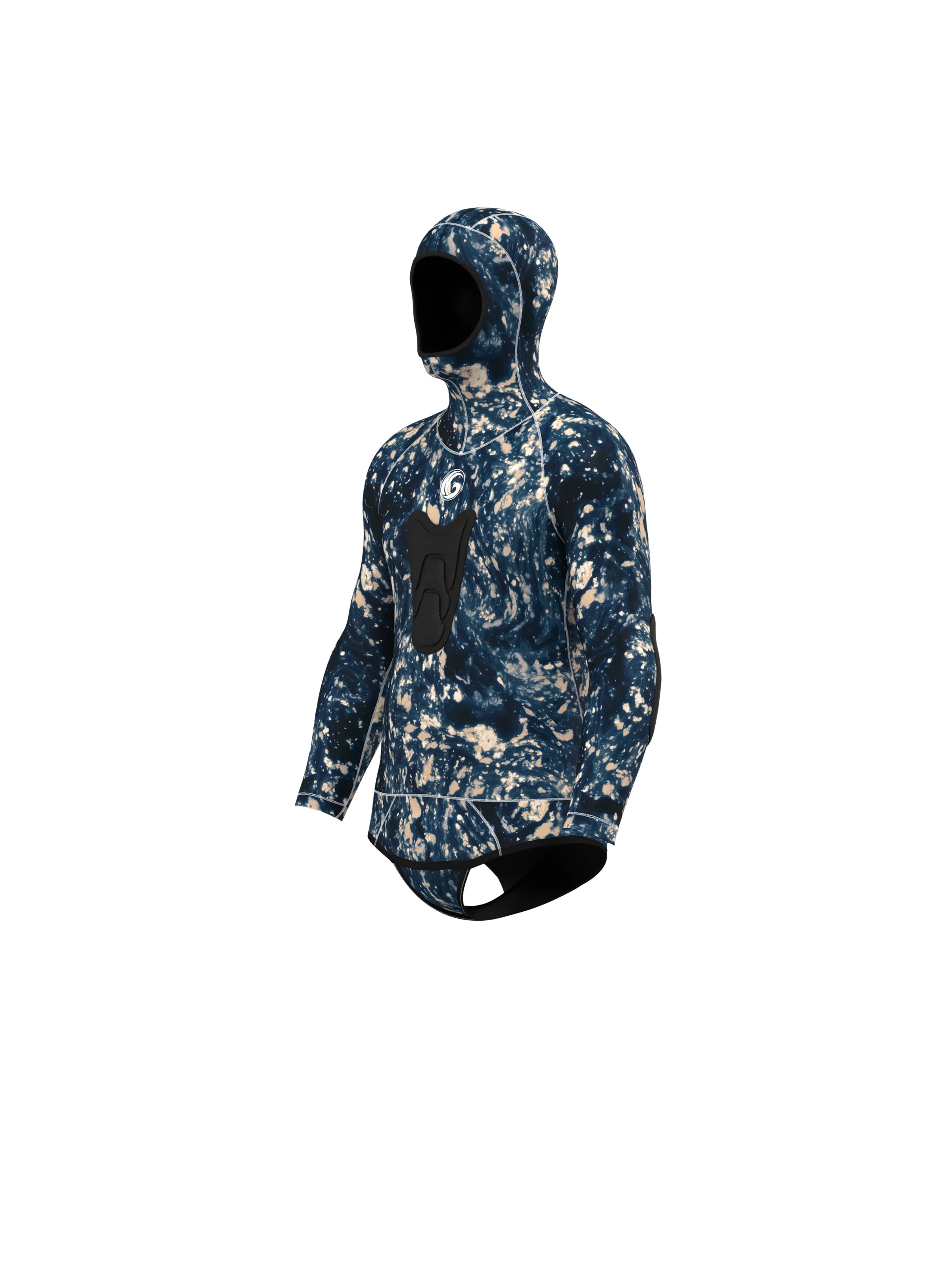 Men's Spearfishing Wetsuit Top - Tide Wash