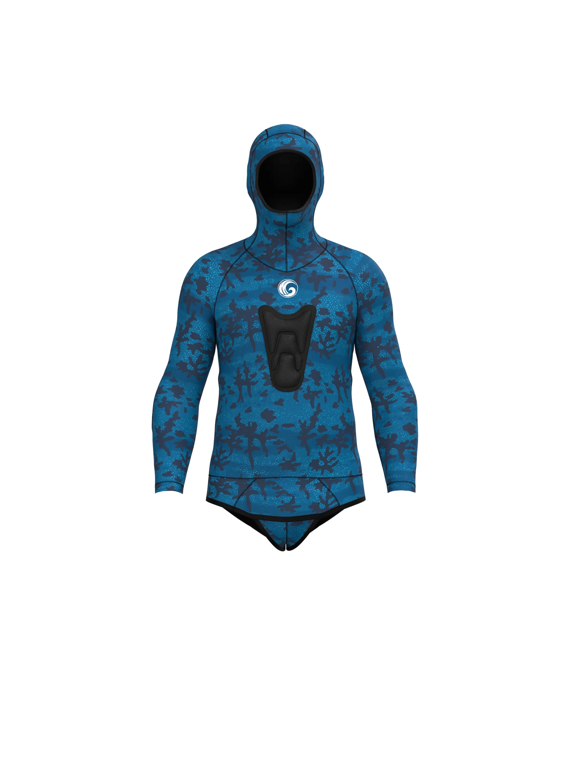 Men's Spearfishing Wetsuit Top - Blue Reef