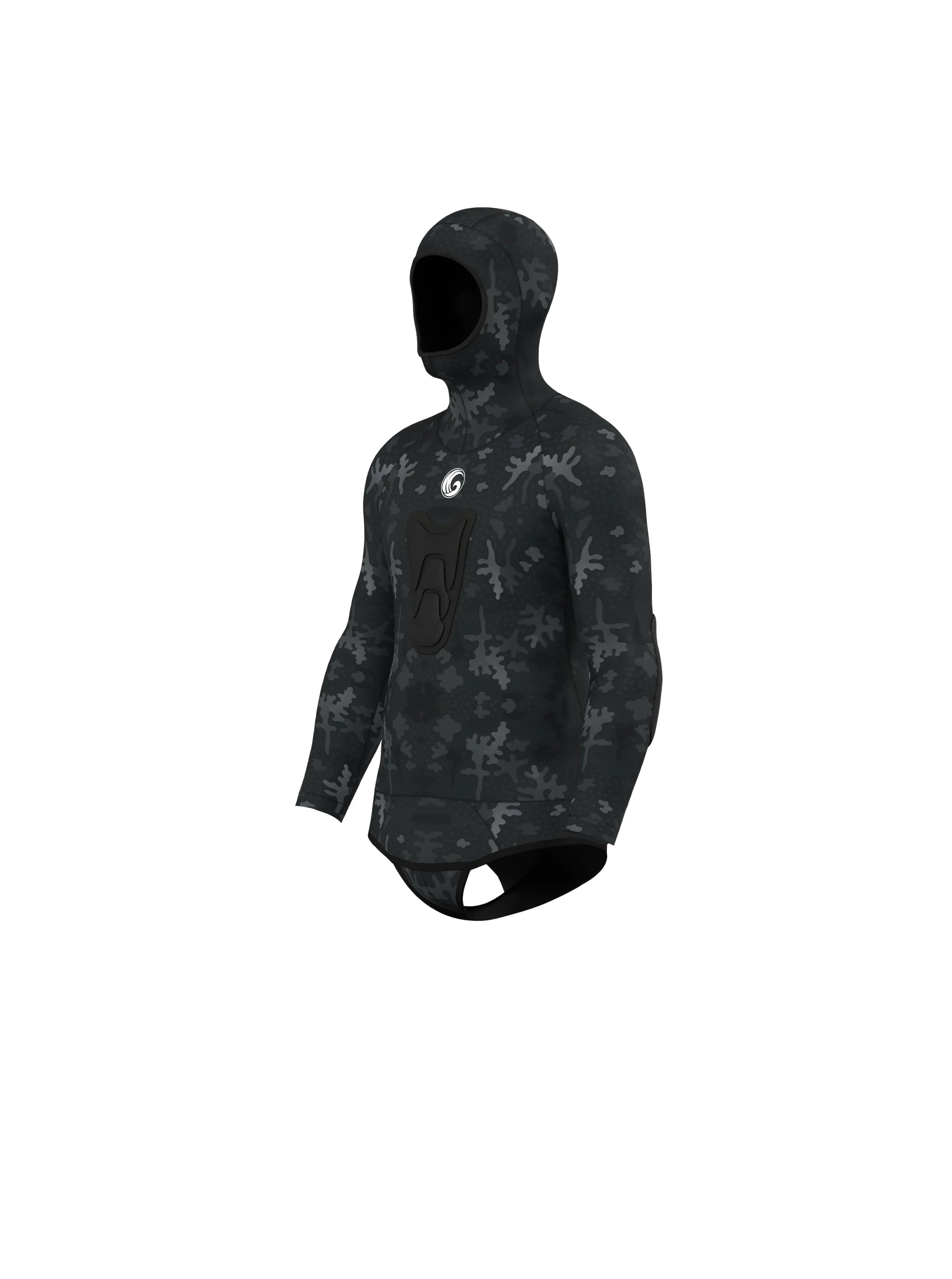 Men's Spearfishing Wetsuit Top - Stealth