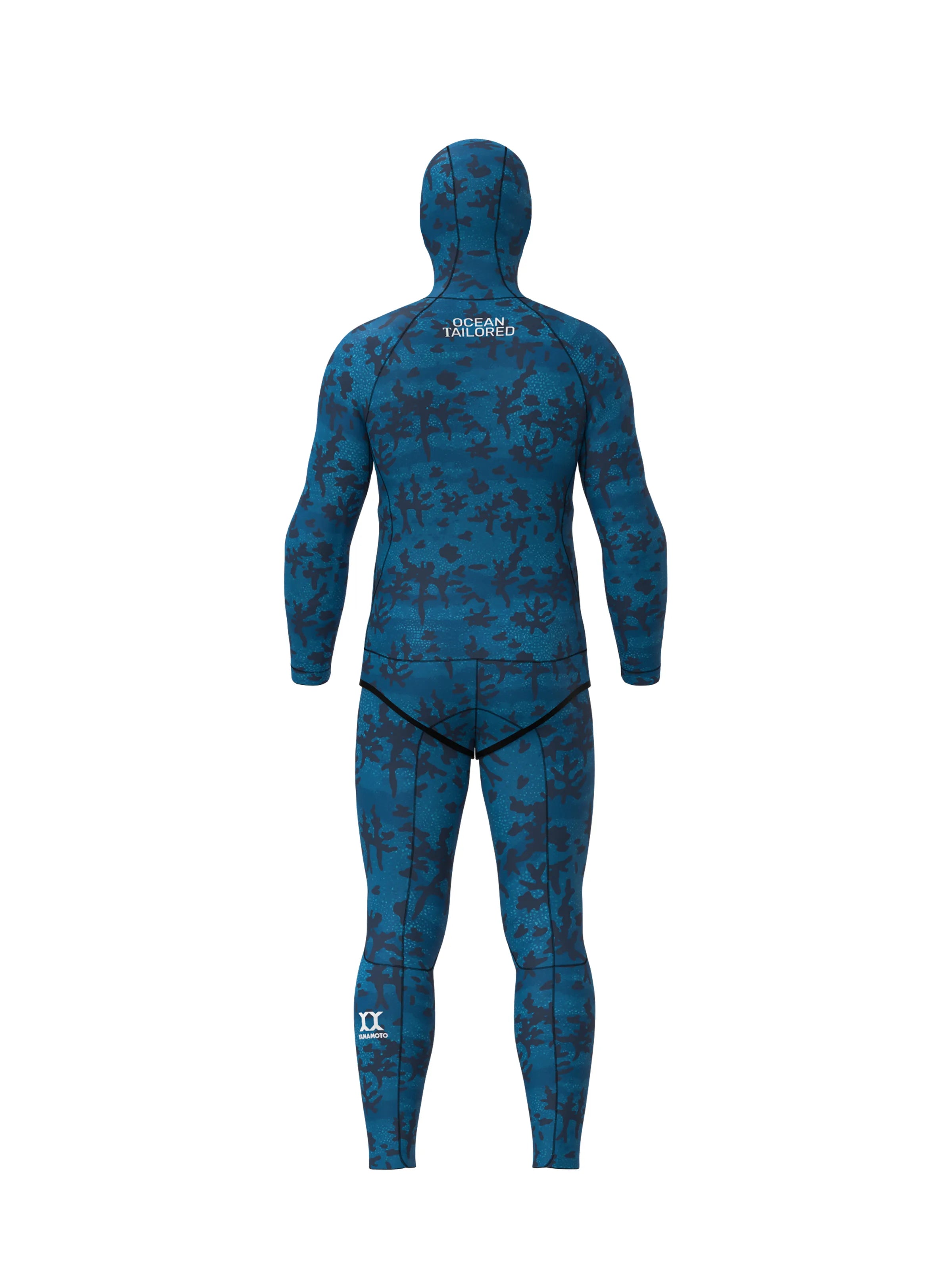 Men’s Two Piece Freediving Wetsuit  - Blue Reef