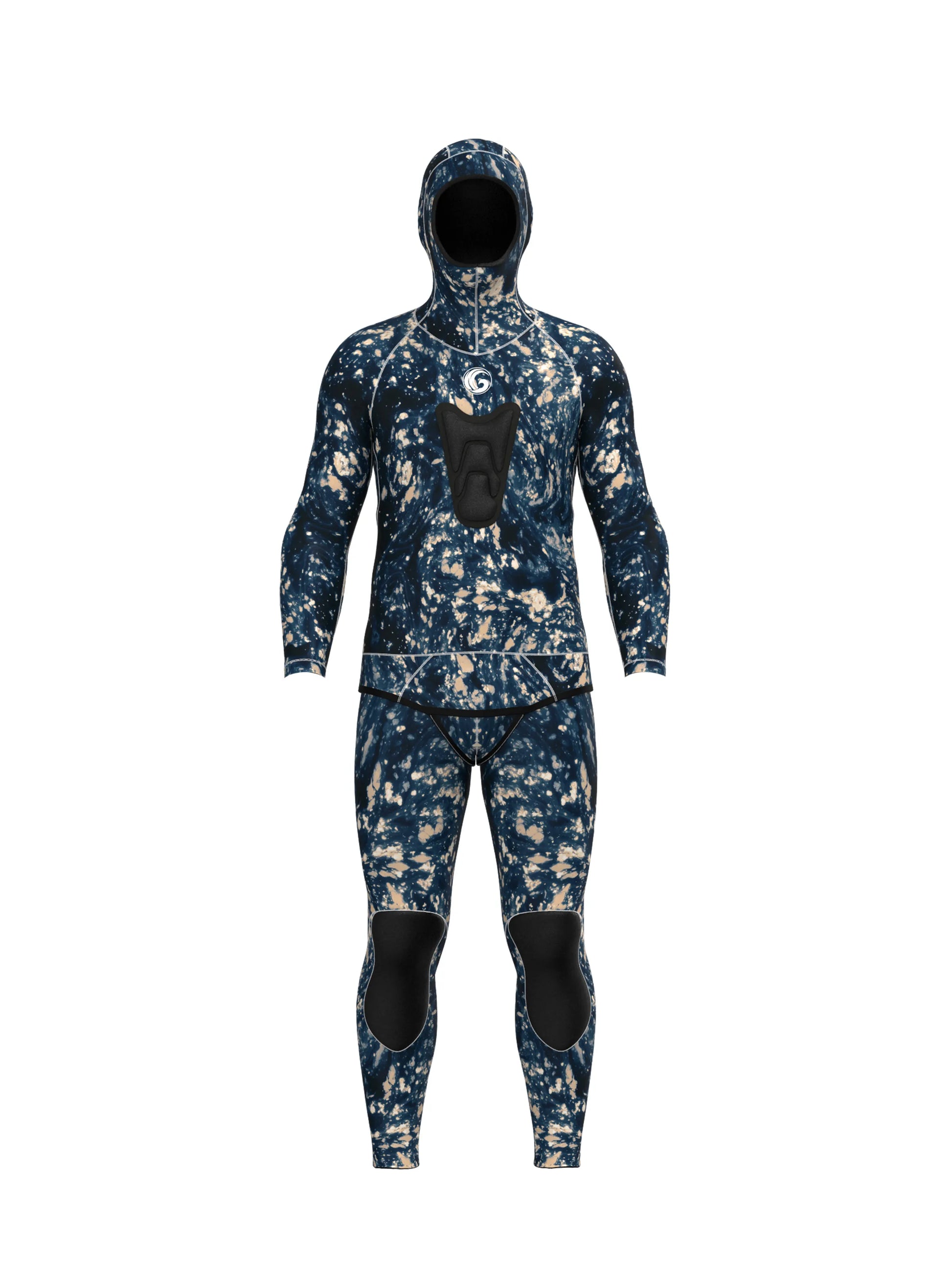 Men's Two Piece Spearfishing Wetsuit with Chest Loading Pad – Tide Wash